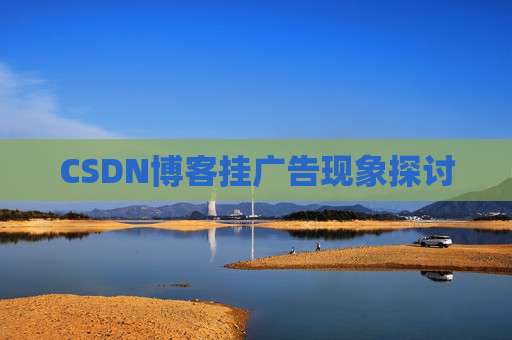 CSDN博客挂广告现象探讨